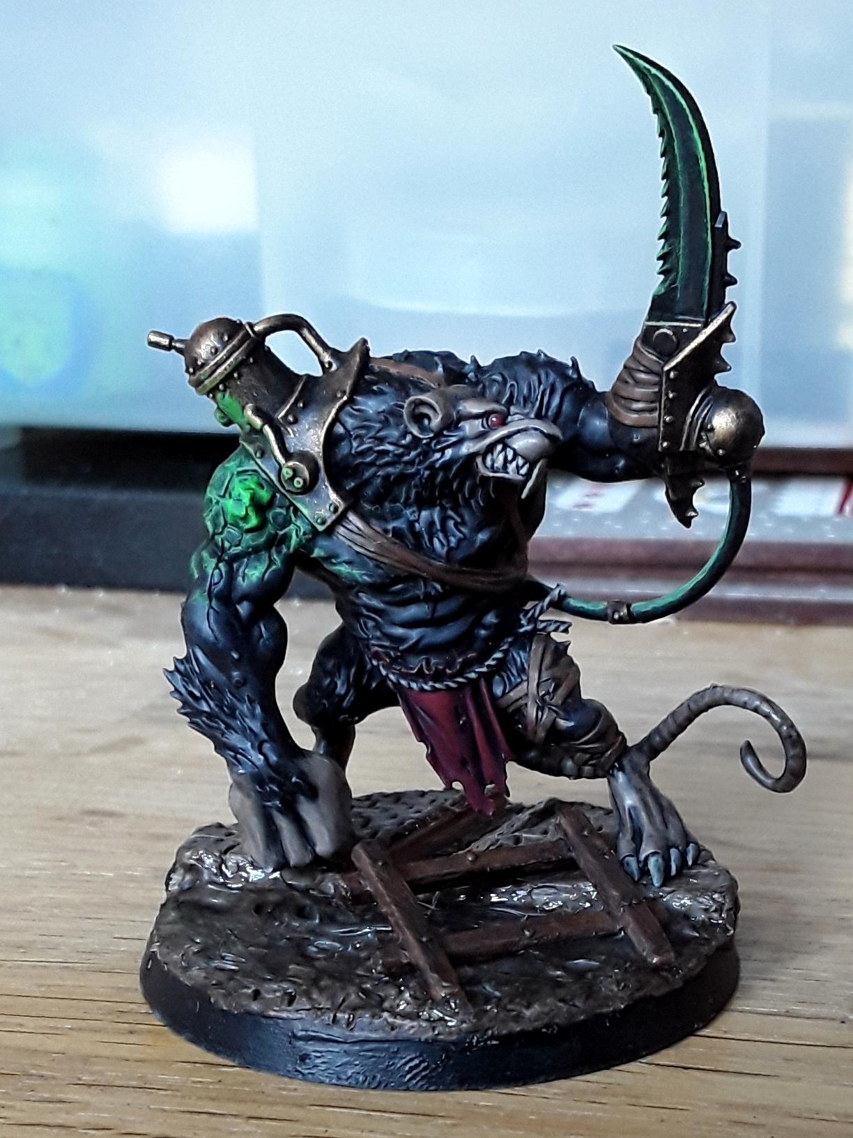 Age Of Sigmar, Ageofsigmar, Clan Rictus, Clanrictus, Rat Ogre, Skaven